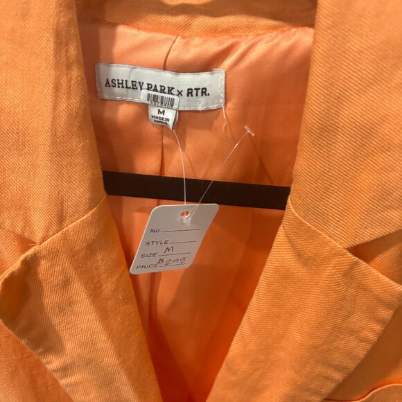 Ashley Park x RTR Orange Blazer M - Picture 6 of 8